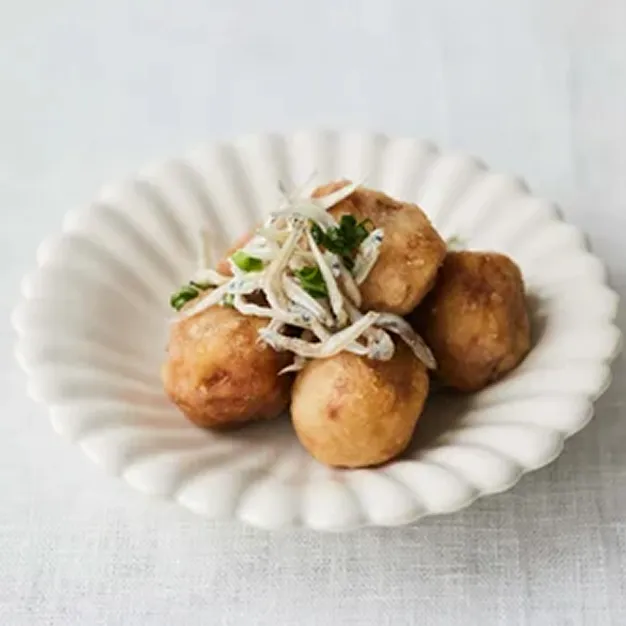 葱じゃこ揚げ里芋（冷凍不可）